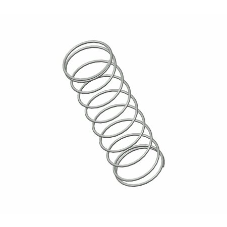 ZORO APPROVED SUPPLIER Compression Spring, O= .859, L= 2.84, W= .041 G109962053